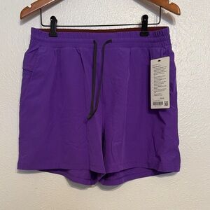 Purple Lululemon Pool Swim Shorts 5”